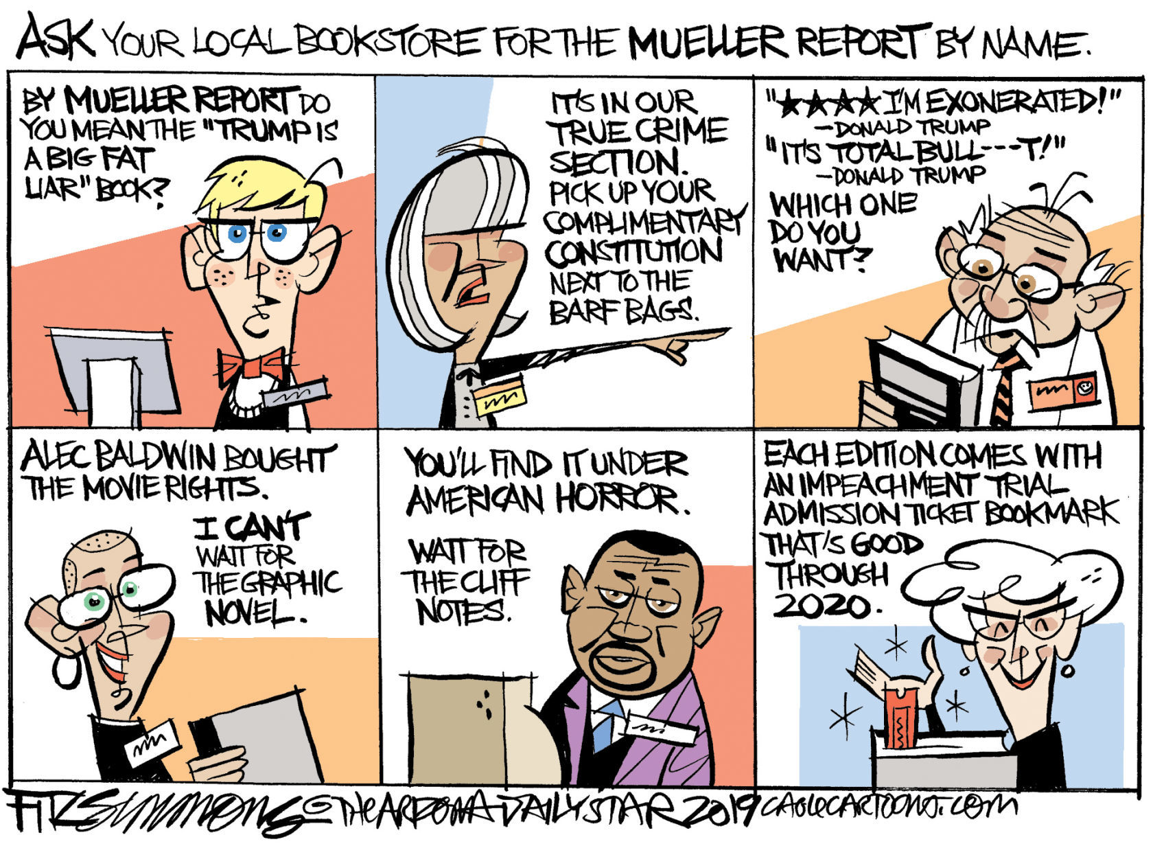 Daily Fitz Cartoon: Mueller Report